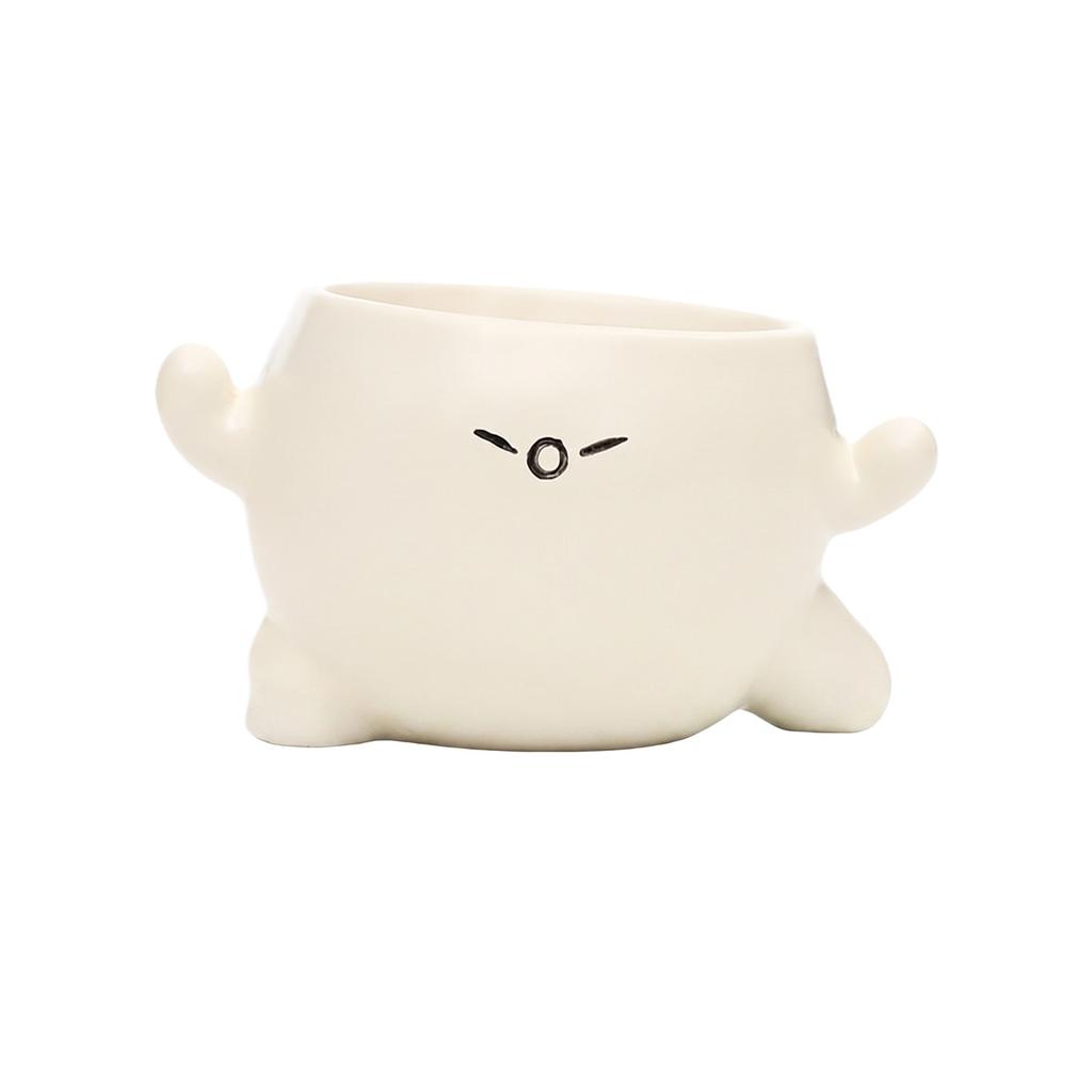 Cute And Playful Flower Pots, Creative Resin Desktop Planters, Garden And Patio Decorations.