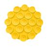 StickyPop Phone Holder Silicone Suction Cup Round Strong Grip Selfie Smooth Surfaces Yellow
