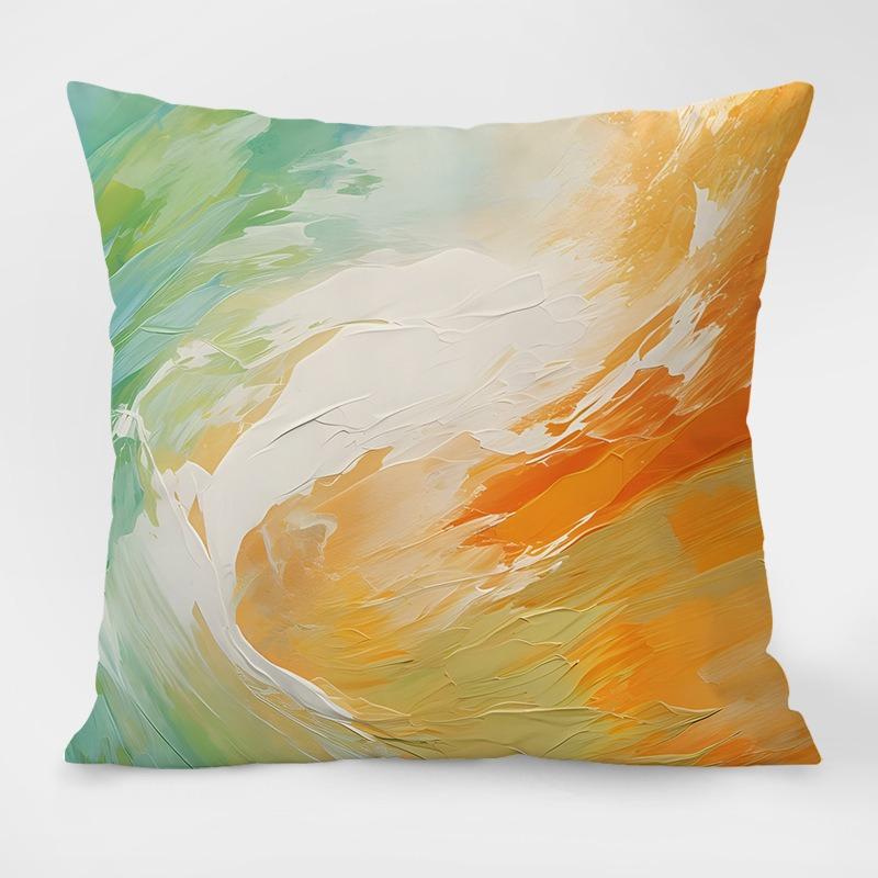 Painting Abstract Pattern Decorative Pillowcase Living Room Bedroom Square Cushion Pillowcase