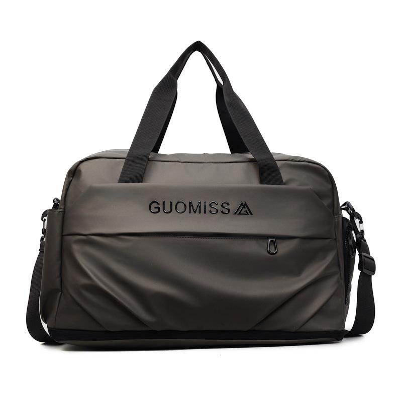 

Краткосрочная дорожная сумка ручная водонепроницаемая фитнес-сумка отделение для сухого и мокрого сумка для хранения плавательных принадлежностей женская спортивная тренировочная сумка большой вместимости серый