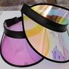 New for Women Fashion Adjustable Empty Top Hat Men Hip Hop Sport Golf Tennis Cap Uv Protection Beach Golf Traveling Beach Hats