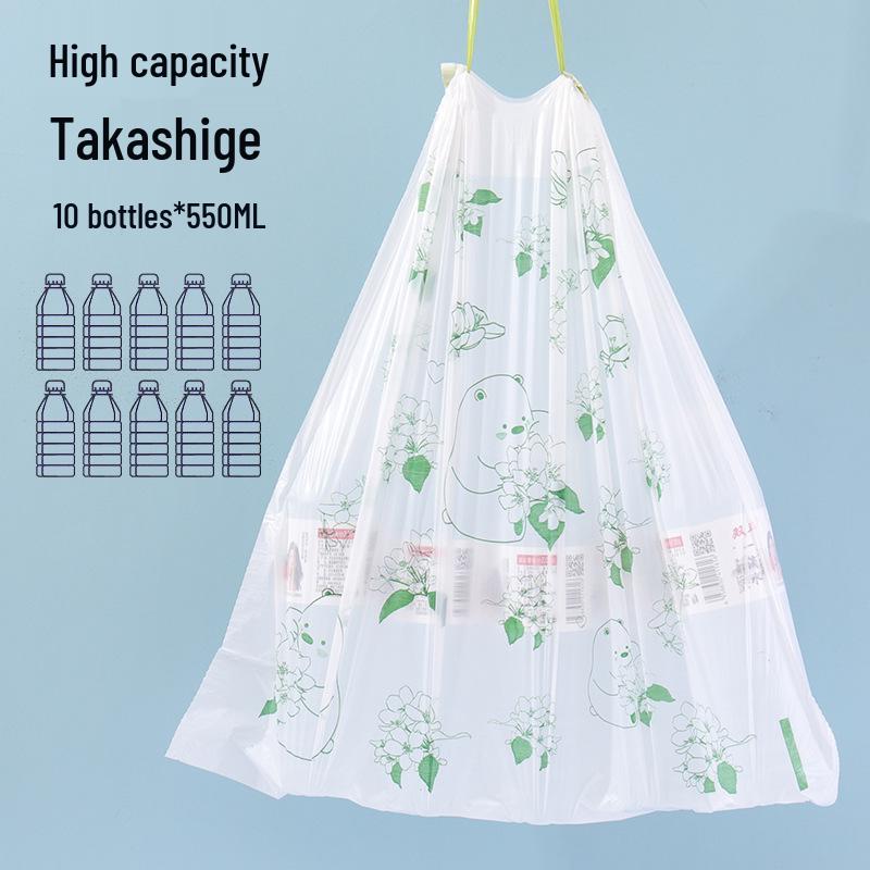 Sacs Poubelle de Cuisine Dégradables Parfumés Camélia Sans Larmes - Extra Épais Style Point de Rupture pour Usage Domestique