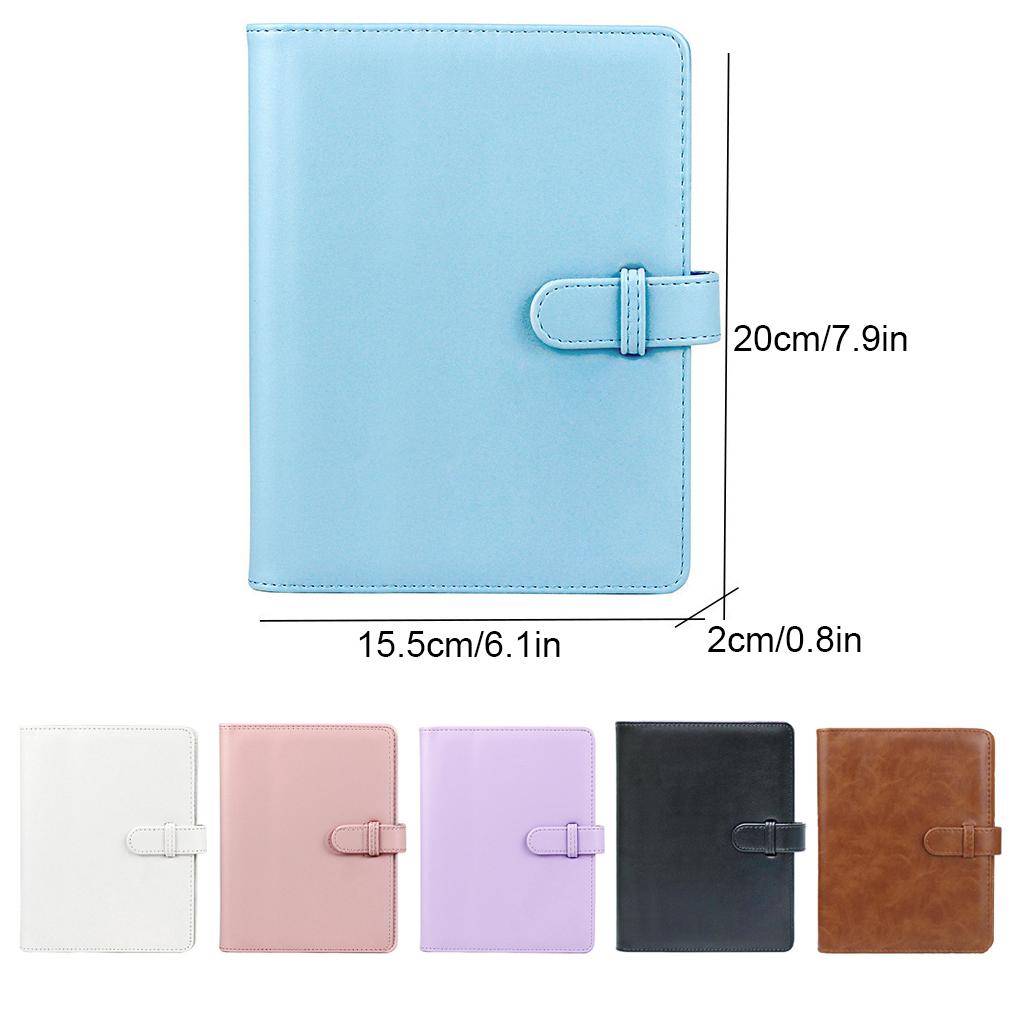 128 Pockets Mini Photo Album Large Capacity Card Note Pictures Non-woven Pages PU Leather Book Replacement for Mini 11 9 8 7s
