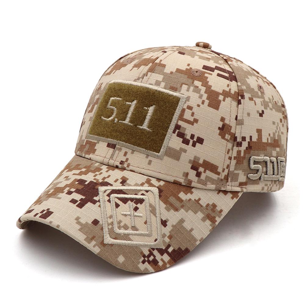 5.11 Velcro Tactical Camouflage Baseball Cap - Military Sports Hat