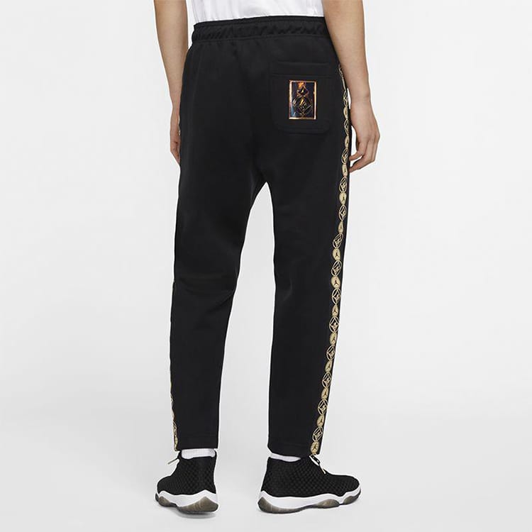 Jordan Chinese New Year Knitted Sweatpants Men's Moderate Straight Fit Pants CU2327-010