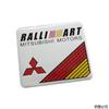 Car Emblem Aluminum Alloy Auto Fender Trunk Badge Stickers For Mitsubishi Ralliart ASX Eclipse Galant Mirage Montero L200 EVO UG2