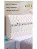 Off-white Thickened Upholstered Headboard Cover - Full Size, Simple and Soft