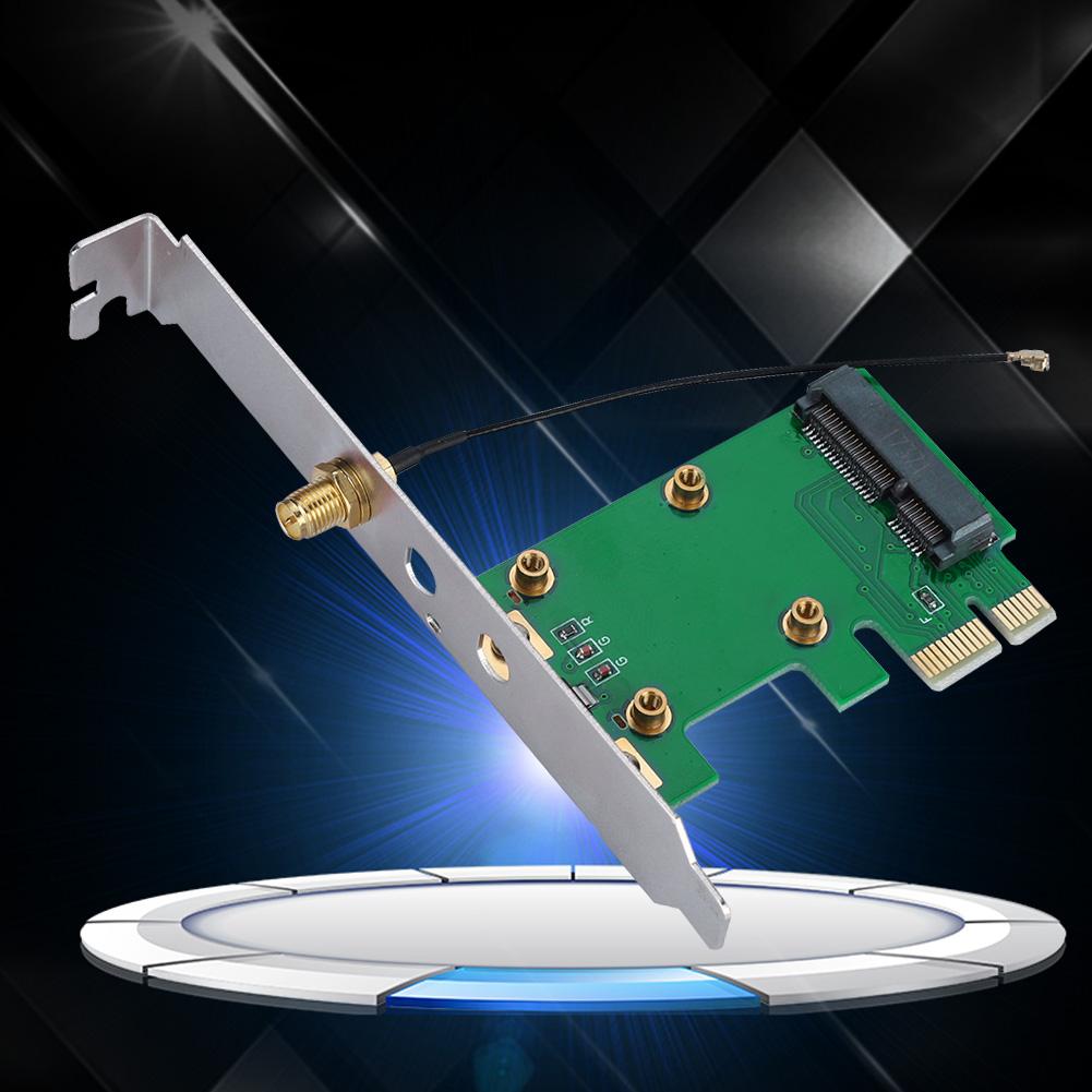 Mini PCI E To PCI E Riser Card Expand External Adapter Network Card