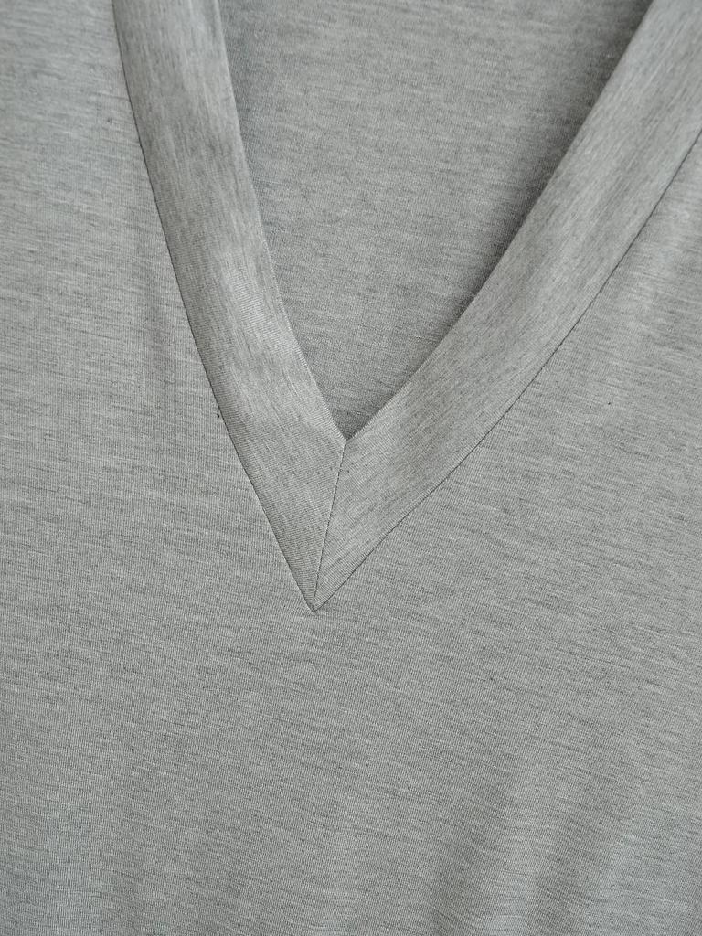 Retro Korean Basic V-Neck Loose Short-Sleeved Women's T-Shirt