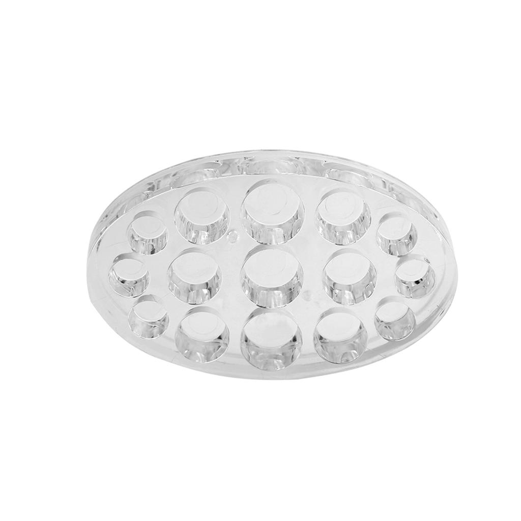 15 Holes Oval Acrylic Tattoo Permanent Makeup Microblading Pigment Cup Cap Stand Ink Holder