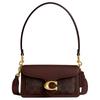Tabby 20 Signature Gold Hardware Coated Canvas and Calfskin Crossbody Shoulder Bag Small Women’s Maple