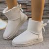 Women Mid Calf Boots Designer Platform Thickened Fluff Shoes Women New Warm Fur Luxury Comfortable Ankle Boots Zapatos De Mujer