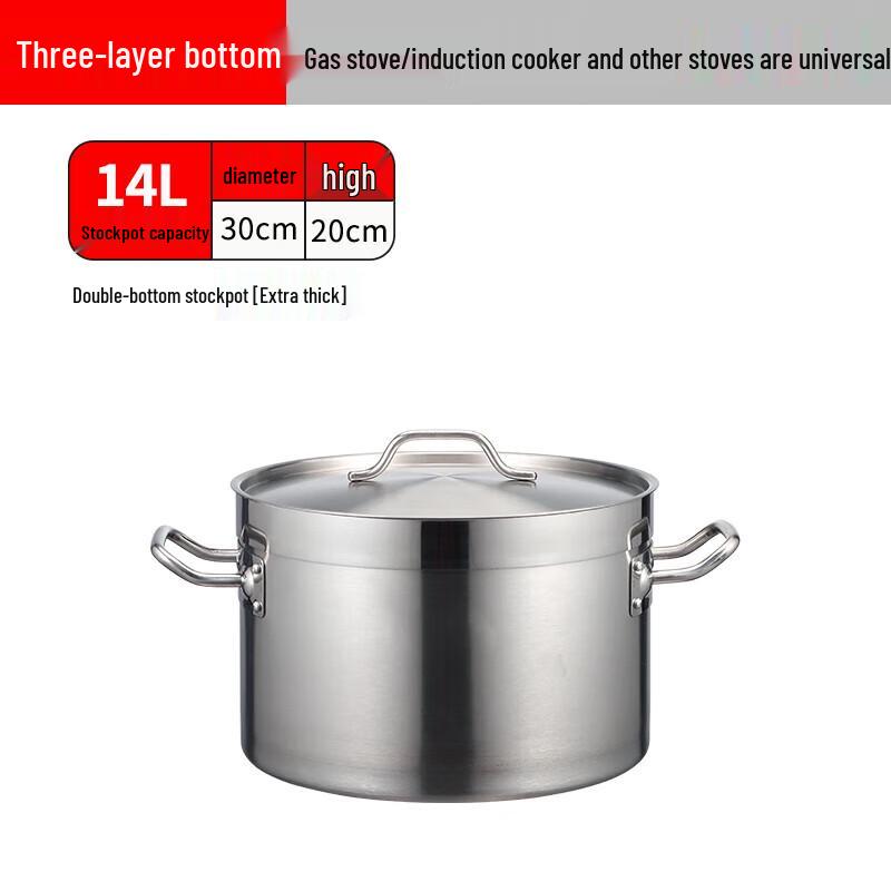 

NHZHIW Stainless Steel Induction Soup Pot