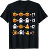 Funny 67 Meme Pumpkin Ghost Math Teacher Halloween Costume  Unisex T-Shirt