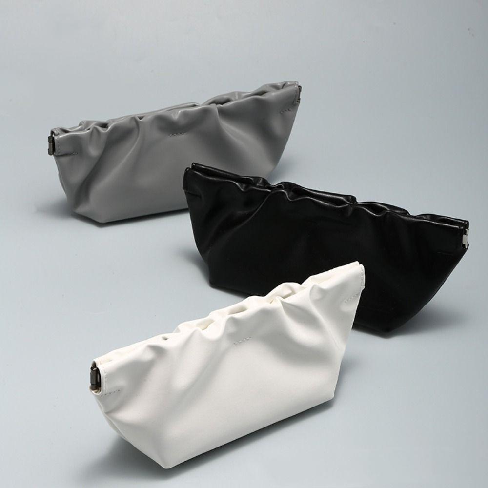 Pu Leather Glasses Protective Pouch Chic Sunglasses Storage Case Cloud Glasses Bag  Coin Bag