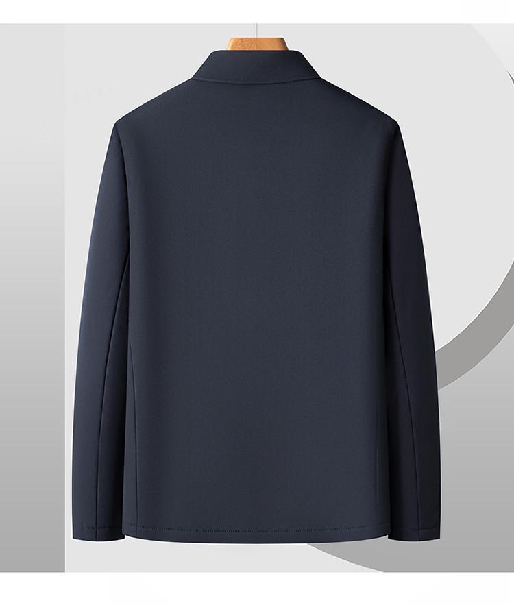 Men's Executive Wool-Blend Cotton-Padded Jacket - 2025 Autumn/Winter Business Casual Coat