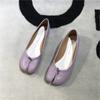 Split Toe Candy Flats Ballet Shoes Woman Slip On Loafers Soft Bottom Moccasins Bow-tie Ballerina Single Tabi Ninja Women Shoes