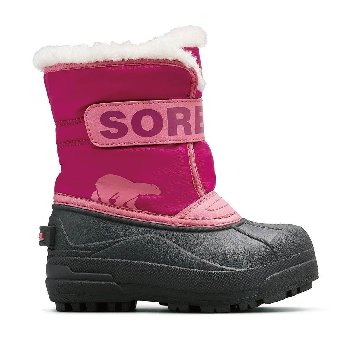 

Sorel Kids Snow Commander Boots, Size 18.0cm, Tropic Pink, Deep Blush