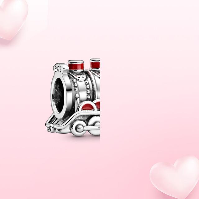 100% 925 Sterling Silver Přívěsek Millenium Falcon Falcon Přívěsek Fit Originální módní šperky Dámský náramek DIY dárek