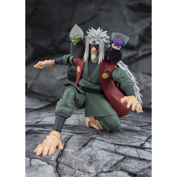 Bandai Tamashii Nations - Naruto - Figurine S.H.Figuarts Jiraiya Hidden Leaf Heroic Master Sage (Sage Mode Set) 17 cm