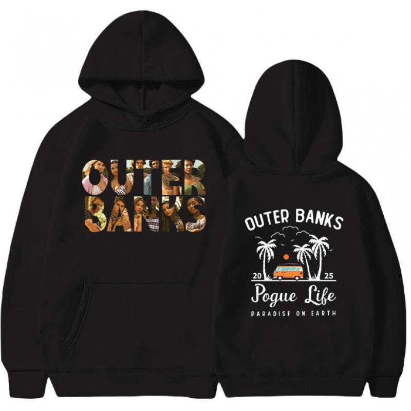 2025 Casual Dark Style Anime Hoodie for Men & Women – Retro Hooded Sweatshirt