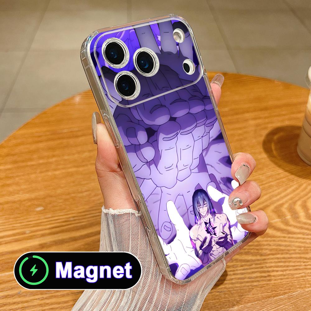 

JJK Mahito Phone Case for iPhone 17 16 15 14 13 12 11 Air Pro Max Plus Mini Soft TPU Clear Magsafe Cover iPhone 11 Pro Max