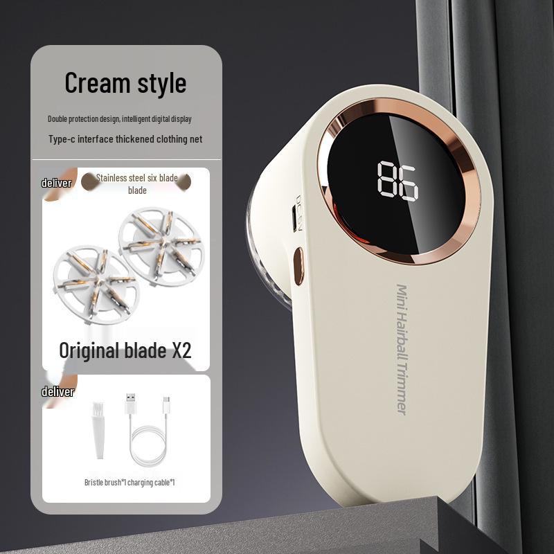 Wanshijin Smart Lint Remover with Display – Home Fabric Shaver & Defuzzer