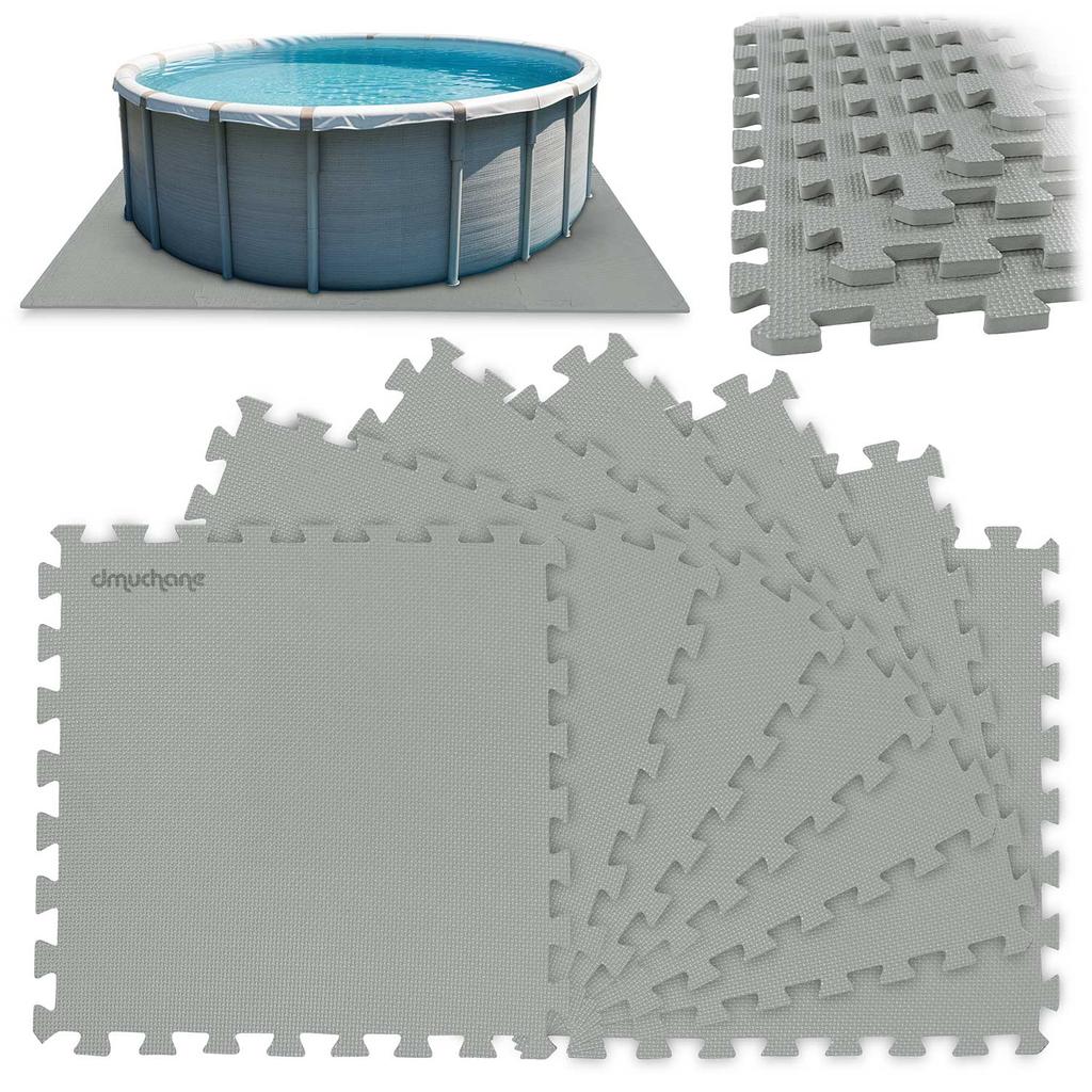 Foam Mat for the Pool Puzzle 50 X 50 Cm 8 Pcs
