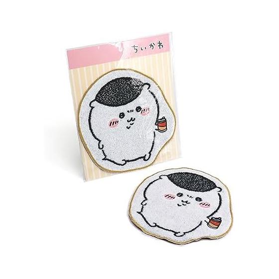 Chiikawa Die Cut Towel Носовой платок Коричневый Каштановый Manju Die Cut Упакованный Милый 41-1200120 Приблизительно. 21,5 х 22 см