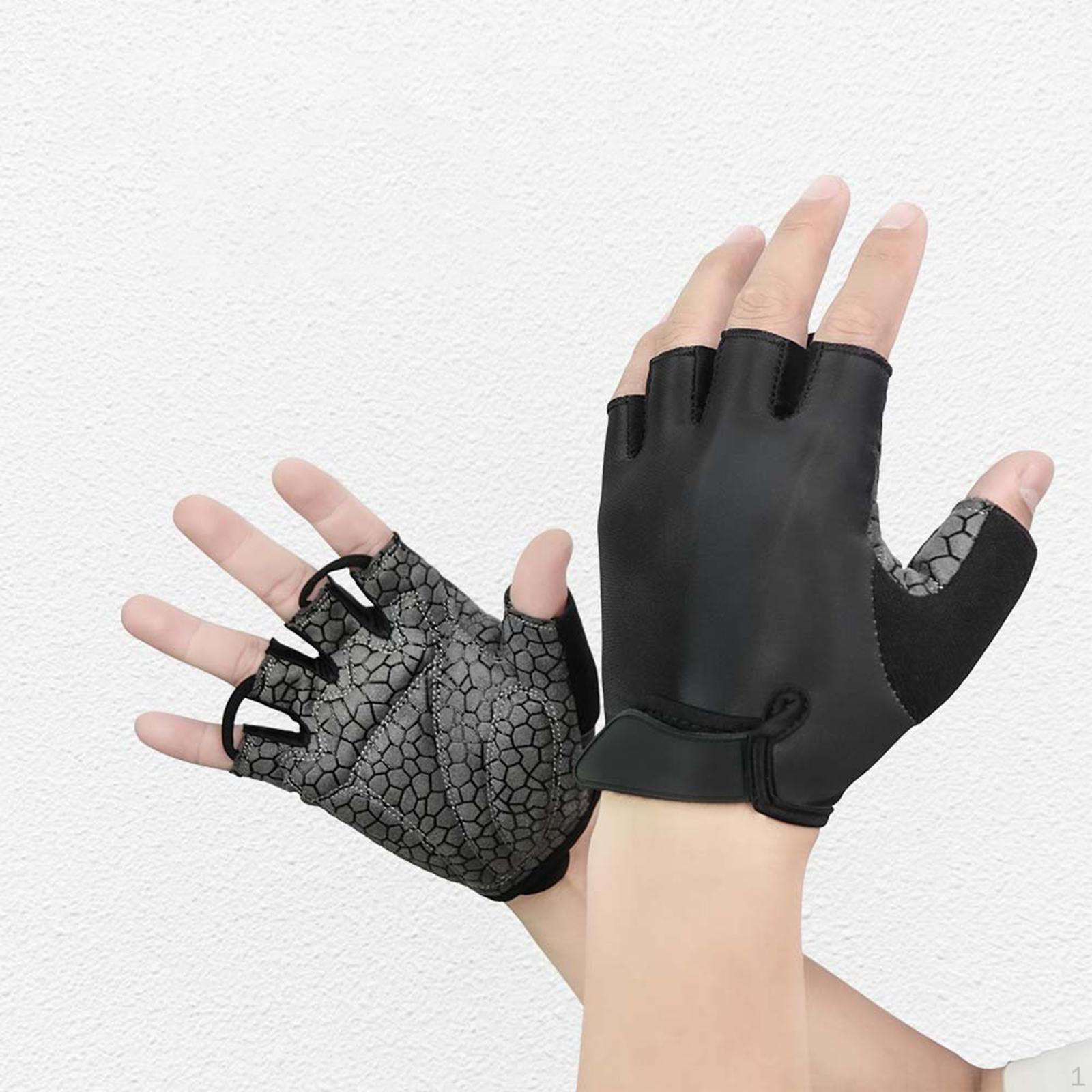 

Перчатки для горного велосипеда, нескользящие, для тренировки с половиной пальцев, поднятия тяжестей