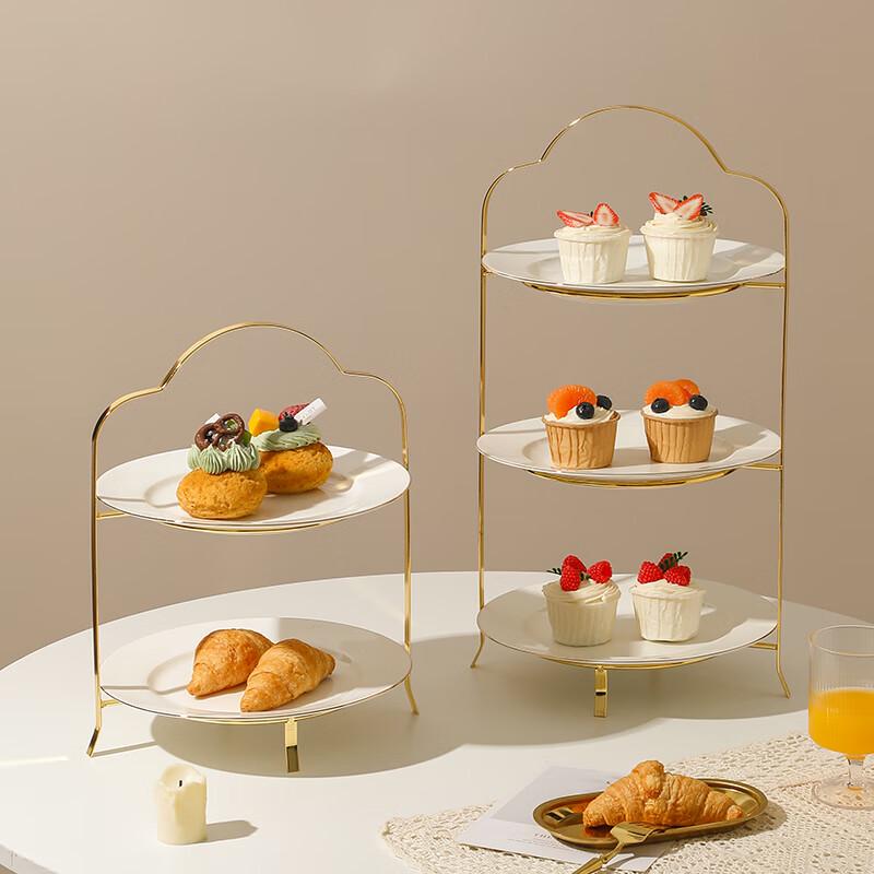 Nordic Ceramic 3-Tier Cake Display Stand