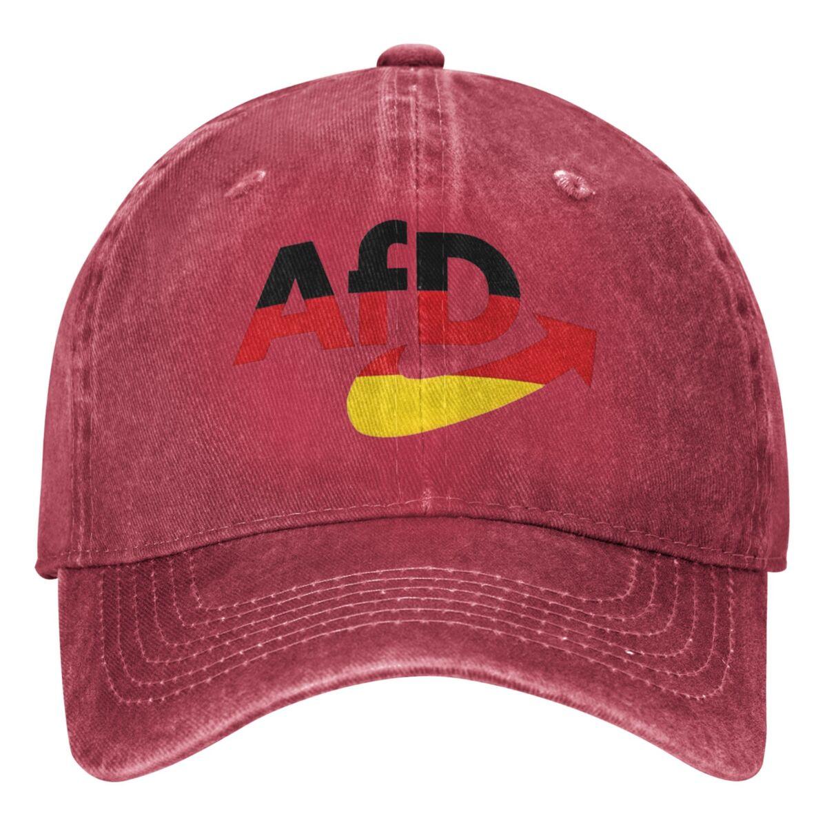 

AFD Alternative For GerUnisexy Denim Baseball Cap Outdoor Gym Trucker Dad Hat Summer Women Unisex Fitted Retro Sun-Proof Baseball Caps One Size
