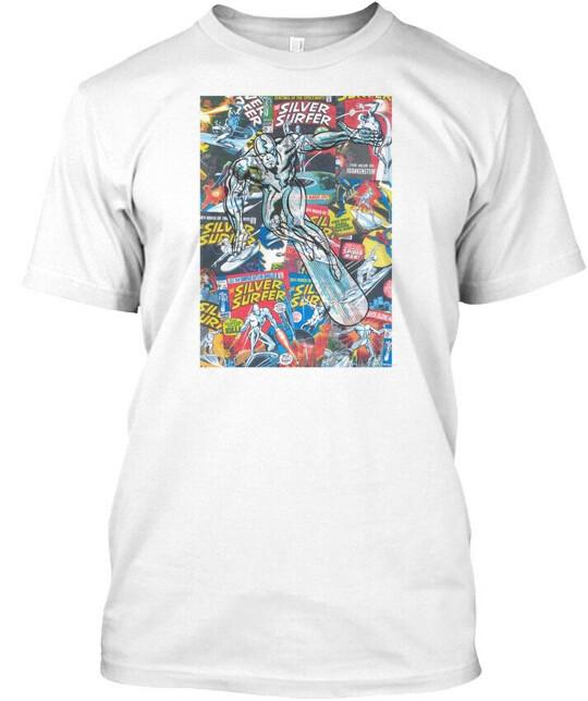Vintage Comic Silver Surfer T-Shirt Made in the USA Size S to 5XL XL