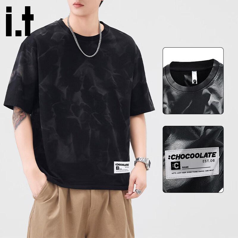 :CHOCOOLATEit Men s Tie-Dye Loose Fit T-Shirt M