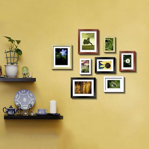 TIMESETL 100Pcs Wall Hooks, Picture Frame Hanging Hardware, Teeth Hangers, Hooks for Frames, Photos, and Paintings, Hanging Hardware for Framing, with