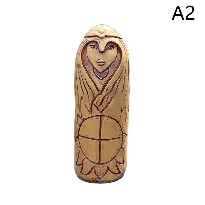 Freya Wikingergöttin Statue Harzskulptur Religiöse Engelsfigur Bodenmontiert Nordische Altarskulptur Für Heimdekor