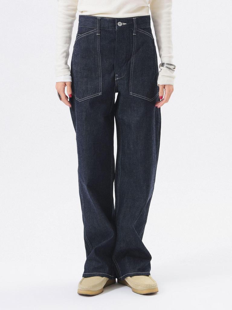 Beams Boy BUZZ RICKSON'S US Army DENIM Hose, Damen, Indigo, Einheitsgröße, 13240251086