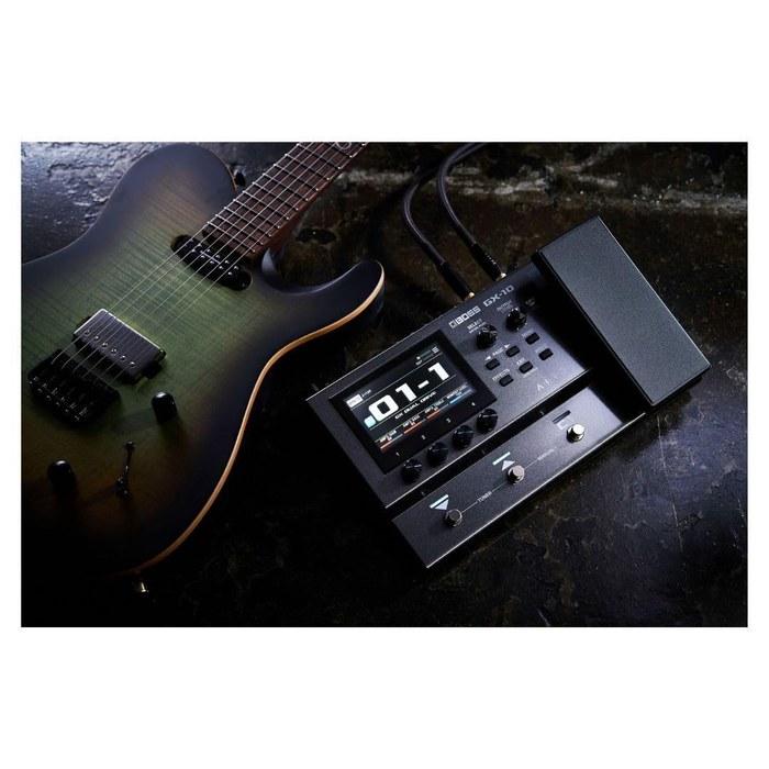 BOSS GX-10 Compact Guitar & Bass Effects Processor - GX-100 Sound Engine, Color Touchscreen, 32A Type, 170 BOSS Multimode Effects, Foot