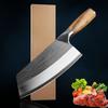 Stainless Steel Boning Knife Kitchen Chef Knife Filleting Knives Santoku Meat Cleaver Knife with Laser Damascus Pattern Household Kitchen Knife