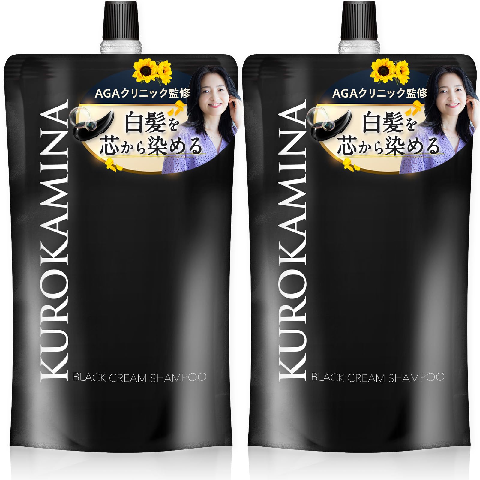 

Developed by AGA Clinic and Pharmaceutical KUROKAMINA Cream Shampoo for Gray Color and Color for Sensitive and 300g [Jointly Company] Hair, Shampoo,