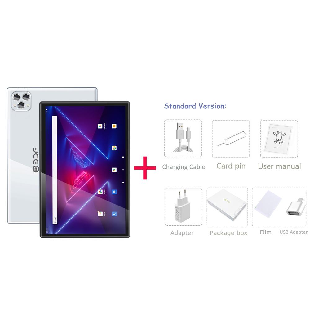 BDF Tablet PC 10.1 Inch Android 13 8GB RAM 256GB ROM 4G LTE Octa-core 8000mAh