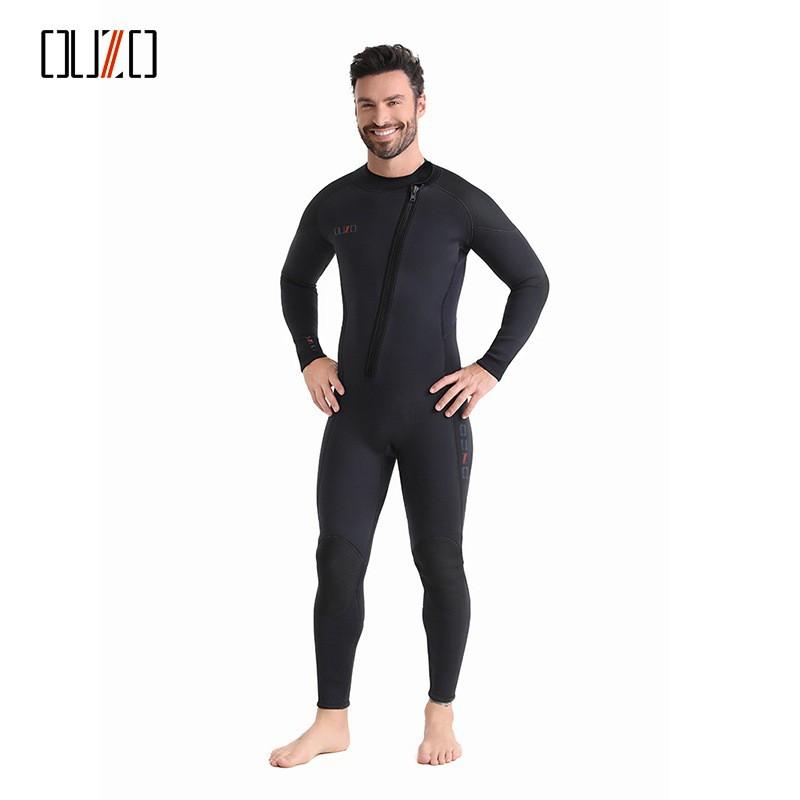 3mm Mens Full Wetsuit Scuba Diving Snorkeling Surfing Freediving Warm Thermal Chloroprene Neoprene Long Sleeve