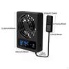 Reptile Ventilation Hygrometer with Humidity Control & High Noiseless Fan for Snake Bearded Dragon