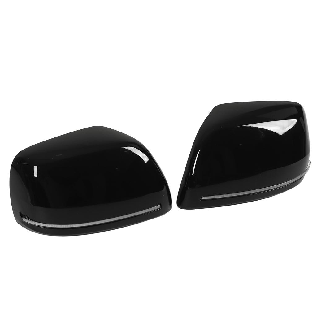 2PCS Car Rrview Mirror Cover with LED Turn Signal Light Replacement for   200 LC200 FJ200 20162019