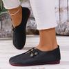 Casual Large Size Single Shoes Autumn New Women's Comfortable Soft Sole Flat Bottom Casual