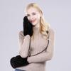 Fashion Winter Real Mink Fur Gloves Soft Warm 100%Natural Mink Fur Gloves Women Good Elastic Genuine Fur Gloves Knitted Fur Glove