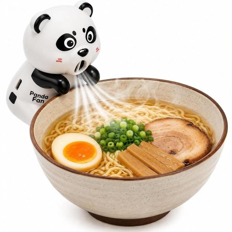 Portable Beverage Cooling Fan For Cup & Bowl Cute Animals Mini Desk Fan For Quick Coffee Soup Cooling Office Home Gadget