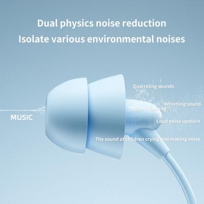 In-Ear Silicone Sleep Earphones For Sleeping Side Sleeping Earphones Computer An