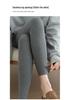 Women's High-Waist Wool Leggings: Warm, Seamless, Thickened, Plus Velvet, Slimming Cotton Pants for Autumn and Winter.