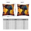 Neon Modern African Abstract Art Square Pillowcase Pillow Cover Cushion Throw Pillow for Home Sofa Living Room